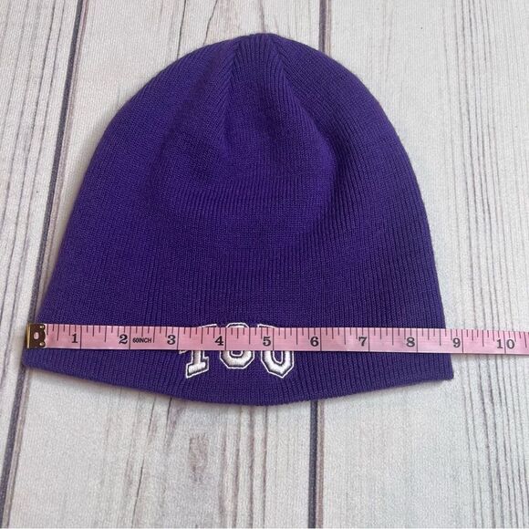 TCU Horned Frogs CFP Beanie Skull Cap OS College Football Basketball Texas - Picture 4 of 6